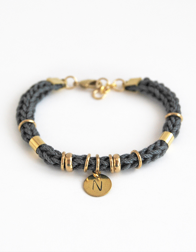 Initial bracelet