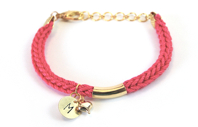 Initial bracelet